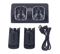 aqxreight Station de Chargement pour Télécommande 4 en 1, Accessoire Portable, Double Station de Chargement à Distance, Blanc, Qui Pas destiné aux Personnes en Désordre, Petit et Léger, Portable,