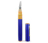 aqxreight Stylo de Poche Télescopique Canne à Pêche Canne à Pêche Portable à Poisson Pliable avec Anneaux pour Voyage et Extérieur (2.1m)