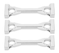 aqxreight Support de Châssis Central 3 Pièces pour Camion Tracteur télécommandé /14Noir Facile à Monter Support de Châssis CentralSupport de Central pour /14 RCSupport de pour TamiyaMiddle (Silver)