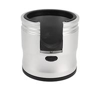 aqxreight Support de Doseur de café Rond Anti-dérapant Réglable Universel en Alliage d'Aluminium Support de Poignée de Filtre à café pour à la Maison Noir Durable et Fabrication SLIP Tamper (SILVER)