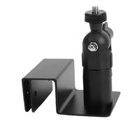 aqxreight Support de Montage de Gouttière pour Panneau Solaire, Rotation à 360 Degrés, Inclinaison à 180 Degrés, Support de Montage Réglable en Acier Robuste pour Caméras de sécurité Ring