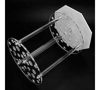 aqxreight Support de Pipettes Support de Tube à 28 Trous avec Base Stable pour un de Stockage sécurisé pour les Expériences de Chimie équipement de Laboratoire