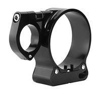 aqxreight Support de Relocalisation de Compteur de Vitesse de Moto Noir, Support de Jauge à Montage Latéral en Aluminium pour Modifications de Vélo Personnalisées et visibilité Améliorée