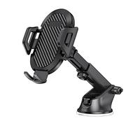 aqxreight Support de T¨¦l¨¦Phone de Voiture en Fiber de Carbone, 4,77,2 Pouces, Support de Navigation SC pour Tableau de Bord, ¨¦Vent de Bureau (Ventouse Type CF33) Large de SC et