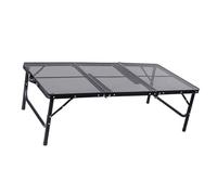 aqxreight Table Pliante de Camping Table d'extérieur Pliante Portable à Trois Hauteurs Réglables Pliable Fois Non Utilisée Quatre Support Un Triangulaire Améliorant Toutes Les Fonctionnalités