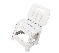 aqxreight Tabouret de Pas de Pliage PP épaissie de Petits Enfants Portables Tabourets avec Poignée pour Le Camping de Camping Extérieur Green S Garantit mais de Livre Pliant étape Toolable (L)