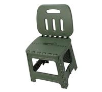 aqxreight Tabouret de Pas de Pliage PP épaissie de Petits Enfants Portables Tabourets avec Poignée pour Le Camping de Camping Extérieur Green S Garantit mais de Livre Pliant étape Toolable (L)