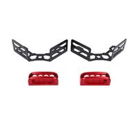 aqxreight Taquets de Goussets d'angle de Rail de Lit, Kit D'ancrages D'arrimage Avant en Acier de Remplacement pour 2005 2015 2016 2019 avec Accessoires de Camion Avant OEM