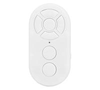 aqxreight Télécommande Selfie Bouton Type C Rechargeable 10m Multifonctionnel Clicker pour Téléphone Caméra Enregistrement Vidéo Lecture de Livres électroniques Antidérapant Portable (White)