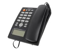 aqxreight Téléphone Fixe avec Identification de l'appelant et Haut-Parleur, Téléphone Filaire pour des Appels Clairs, Numérotation Rapide et Fonction, Idéal pour Les Hôtels ou Un Usage Résidentiel,