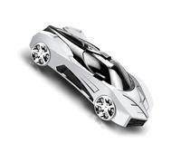 aqxreight TéléPhone Modèle de Modèle de Voiture Cool Sport Spory Slip 360 ° Rotation Centrating Console TéléPhone for Silver Le BE Design Car Model HolderModel Car Phone StandCenter Console (Silver)