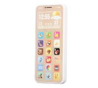 aqxreight Téléphone Portable de Simulation d'apprentissage pour bébé, Musique Légère éducative Précoce, Téléphone Intelligent Multifonctionnel pour Tout-Petits, avec Câble de Chargement, pour et