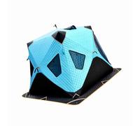 aqxreight Tente de Pêche sur Glace épaisse à 4 Couches, Abri de Pêche d'hiver, Tente de Camping par Temps Froid pour 2 Personnes, Résistance, Une de Conception Supérieure, Conception Facile, (L)