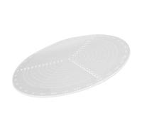 aqxreight Titre: Tool Round Center Finder pour le Travail du Bois avec Conception Acrylique Transparente et échelle Précise pour des Mesures Faciles (Grand dirigeant de centrage de menuisier)