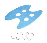 aqxreight Toilettage pour Animaux de Compagnie pour Un Bain et Une des Ongles sans Tracas en Gris (Blue)