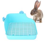 aqxreight Toilettes pour Animaux de Compagnie de Forme Carrée Toilettes pour Petits Animaux pour Lapin Chinchilla Cage pour Cochons d'Inde Utiliser du Plastique Vert sans Danger pour