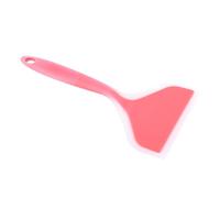 aqxreight Turner Large Spatule en Silicone Antiadhésive pour Les Ustensiles de Cuisson de Cuisine en Vert (poignée Orange)