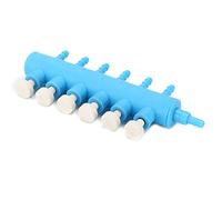 aqxreight Valve d'air d'aquarium Réglable en Plastique, Séparateur de Flux 'air 'oxygène pour équipement de Dioxyde de Carbone, 1 à 6 avec Valve Résistante au Poisson et à l'oxygène, avec (1