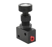 aqxreight Valve de Proportion de Frein en Aluminium, Ajusteur de Biais de Frein Universel pour Voitures de Course, Compatible avec les Systèmes de Maître-cylindre Simple/double, Plage de 150 à 1200