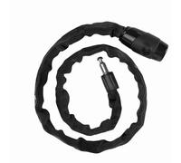aqxreight Verrou de sécurité pour Vélo, Antivol avec clé, pour Chaîne de Vélo, Câble en Spirale, Tissu fabriqué en Polypropylène, Chaîne de Protection pour Matériau en Acier et Durci dans le (BLACK)