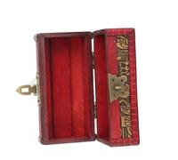 aqxreight Vintage Européen Classical Boître en Bois Boîte de Rangement de Bijoux Conteneur Home Decoration Boelry en Bois Boxje (Petite Trompette avec Verrouillage de Mot de Passe)