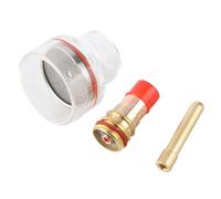 aqxreight WP - Accessoires de Soudage avec Coupelles et Pinces en Verre, pour Lentilles à Gaz WP-17, -18, -26, Compatibles avec des Performances de Soudage Thermiques et Stables (