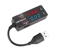 aqxreight YB26VA Affichage du Détecteur USB Voltmètre Ammeter Tension Courant de Courant Capacité de Batterie Testers de Couleur Sélection de la Couleur et le Plus Actuel de Votre Taille Petite et