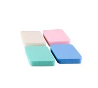 Aqxyedc 10 pièces 20 pièces 50 pièces poudre fond de teint bouffée lisse maquillage éponge cosmétique beauté bouffées maquillage outils couleur aléatoire wanglan(Color:50PCS Mix Color)