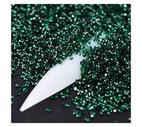 Aqxyedc 14400pcs 1,2 mm en gros mini pixie non hotfix Hingestone Crystal Zircon Nail Art Hingestones DIY Décoration H1085 wanglan(Color:Emerald)