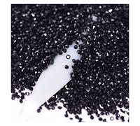 Aqxyedc 14400pcs 1,2 mm en gros mini pixie non hotfix Hingestone Crystal Zircon Nail Art Hingestones DIY Décoration H1085 wanglan(Color:schwarz)