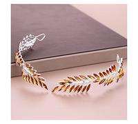 Aqxyedc 6 Couleur Cristal Strass Bandeau de mariage Tiara Bridal Headpiece Ornements Cheveux Bride Bandeau de cheveux Femmes Bijoux Cheveux wanglan(Orange)