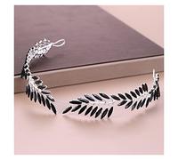 Aqxyedc 6 Couleur Cristal Strass Bandeau de mariage Tiara Bridal Headpiece Ornements Cheveux Bride Bandeau de cheveux Femmes Bijoux Cheveux wanglan(schwarz)