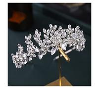 Aqxyedc Bandeau de mariée fait à la main strass fleur bandeau cristal coiffure de mariage mode coiffure femmes fête cadeau cheveux cerceau wanglan