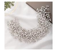 Aqxyedc Bandeau de strass de luxe Bandeau de cheveux Bandeau de mariée de mariée Accessoires de cheveux Bandeau de la vigne de cheveux Tiaras et brides wanglan