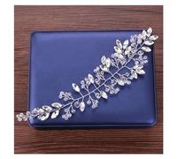 Aqxyedc Bandeau en cristal couleur argent accessoires de cheveux de mariée bijoux de cheveux en cristal bandeau de mariage bijoux de mode femmes casque wanglan