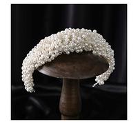 Aqxyedc Bridal vintage argent cristal grand cristal grand bande de cheveux bridal strass helsipe casque headpiece hidelle poil de mariée bandeau de mariage wanglan(Antique Bronze Plated)