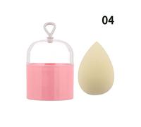 Aqxyedc Capsule spatiale Portable anti-moisissure bouffée de poudre support de séchage ensemble éponge affichage boîte de rangement cosmétique coque d'oeuf accessoire de maquillage wanglan(Color:04)