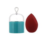 Aqxyedc Capsule spatiale Portable anti-moisissure bouffée de poudre support de séchage ensemble éponge affichage boîte de rangement cosmétique coque d'oeuf accessoire de maquillage wanglan(Color:01)