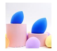 Aqxyedc Éponge de maquillage en gros 10/30/50 bouffée cosmétique moyenne forme de goutte d'eau maquillage fond de teint bouffée outils de maquillage wanglan(Color:Blue 50pcs)