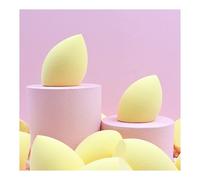 Aqxyedc Éponge de maquillage en gros 10/30/50 bouffée cosmétique moyenne forme de goutte d'eau maquillage fond de teint bouffée outils de maquillage wanglan(Color:Beige 50pcs)