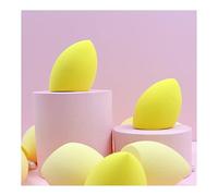 Aqxyedc Éponge de maquillage en gros 10/30/50 bouffée cosmétique moyenne forme de goutte d'eau maquillage fond de teint bouffée outils de maquillage wanglan(Color:Yellow 50pcs)