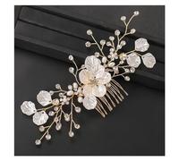 Aqxyedc Fleur strass cheveux peigne cheveux accessoires for femmes cheveux bijoux peigne bandeau mariée cheveux accessoires bijoux de mariage wanglan