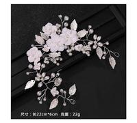 Aqxyedc Fleurs en céramique bandeaux de mariage for la mariée perles de cristal bandeaux femmes épingles à cheveux bandeau de mariée accessoires de bijoux de cheveux wanglan