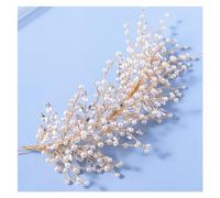 Aqxyedc Luxe mariée pleine perles cristal Glod couleur bandeaux for mariée femmes diadèmes cheveux vignes bandes à la main mariage cheveux accessoires wanglan