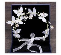 Aqxyedc NOUVEAU Design Papillon Perle Perle Bandes De Cheveux De Mariage Bandeau De Mariage Accessoires Cheveux Bridal's Tiara Elégante Mesdames Bijoux Cheveux wanglan