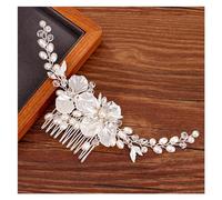 Aqxyedc Perle fleur peigne à cheveux bijoux de cheveux de mariage dames peigne à cheveux accessoires de tête bandeau femmes accessoires de cheveux de mariage wanglan