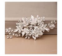 Aqxyedc ROSE GOLD SHINESTONONE CHEVEUX Coiffures Cheveux De Mariage Accessoires for la mariée Femmes Crystal Heapiece Cheveux Ornements Bijoux Cheveux Bridaux wanglan(Silver)