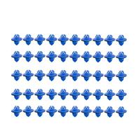 Aqxyhjk 50 pièces Oe# 7549535010 Oe# 7539535070 Kit de carrosserie de jupe latérale Clips de plaque de protection anti-rayures(Blue)
