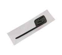 Aqxyhjk Autocollant ABS S for emblème arrière de voiture, for W117 Cla45 W205 C63 W212 E63 W207 W176 A45 X156 Gla45(Matte black)