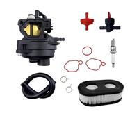 Aqxyhjk Kit carburateur 799584 594058, bougie d'allumage et filtre à air compatibles avec les carburateurs 594057 592361 594529 Troy Bilt TB110(1Set)
